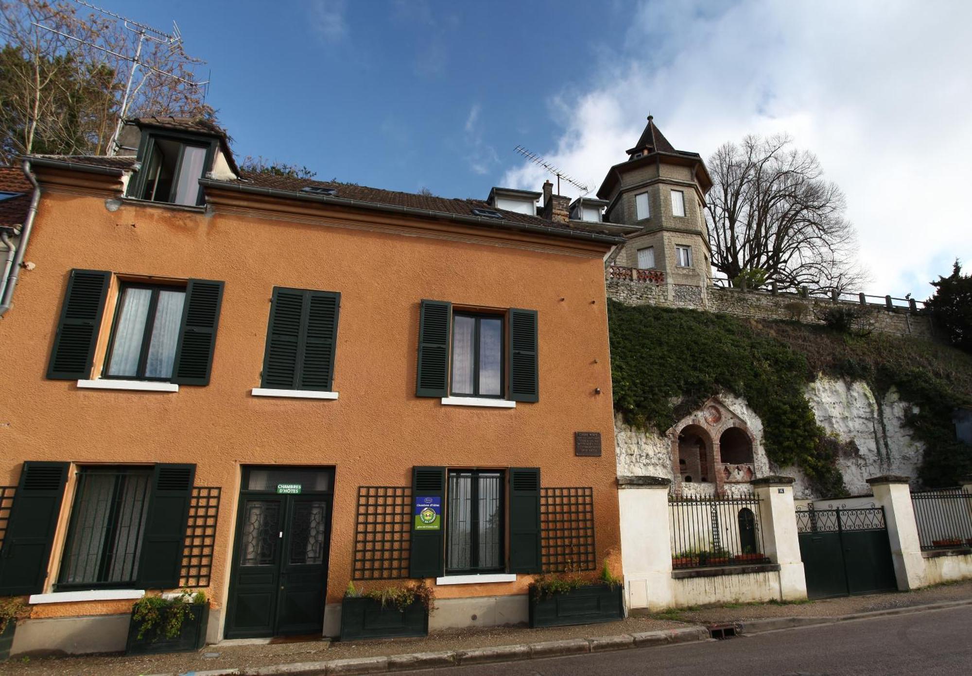 לינה וארוחת בוקר Maison Ou Claude Monet Vecut A Vétheuil מראה חיצוני תמונה